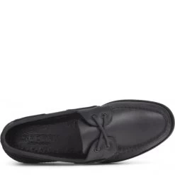 Sperry Men's Authentic Original Leather Boat Shoe In Black -Style Walk Shop 0836981 3 1100x