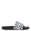 Vans Women's Glitter Slide-On In Checkerboard-Multi