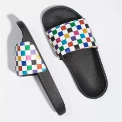 Vans Women's Glitter Slide-On In Checkerboard-Multi -Style Walk Shop 0 0 0004lgxxw 3 1100x
