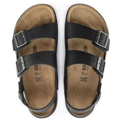 Birkenstock Men's Milano CT Oiled Leather In Black -Style Walk Shop 1018426 511w 4 1100x