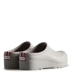 Hunter Women's Play Clogs In Zinc Grey -Style Walk Shop 1054 4 1100x