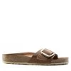 Birkenstock Women's Madrid Big Buckle Oiled Leather In Cognac (Narrow Width)
