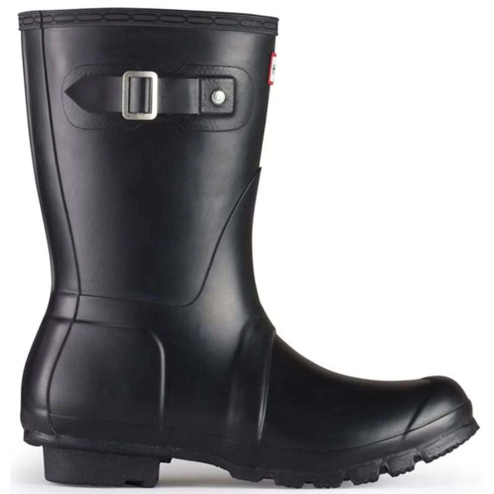 Hunter Women's Original Short Rain Boots In Black 3 Hunter Women's Original Short Rain Boots In Black