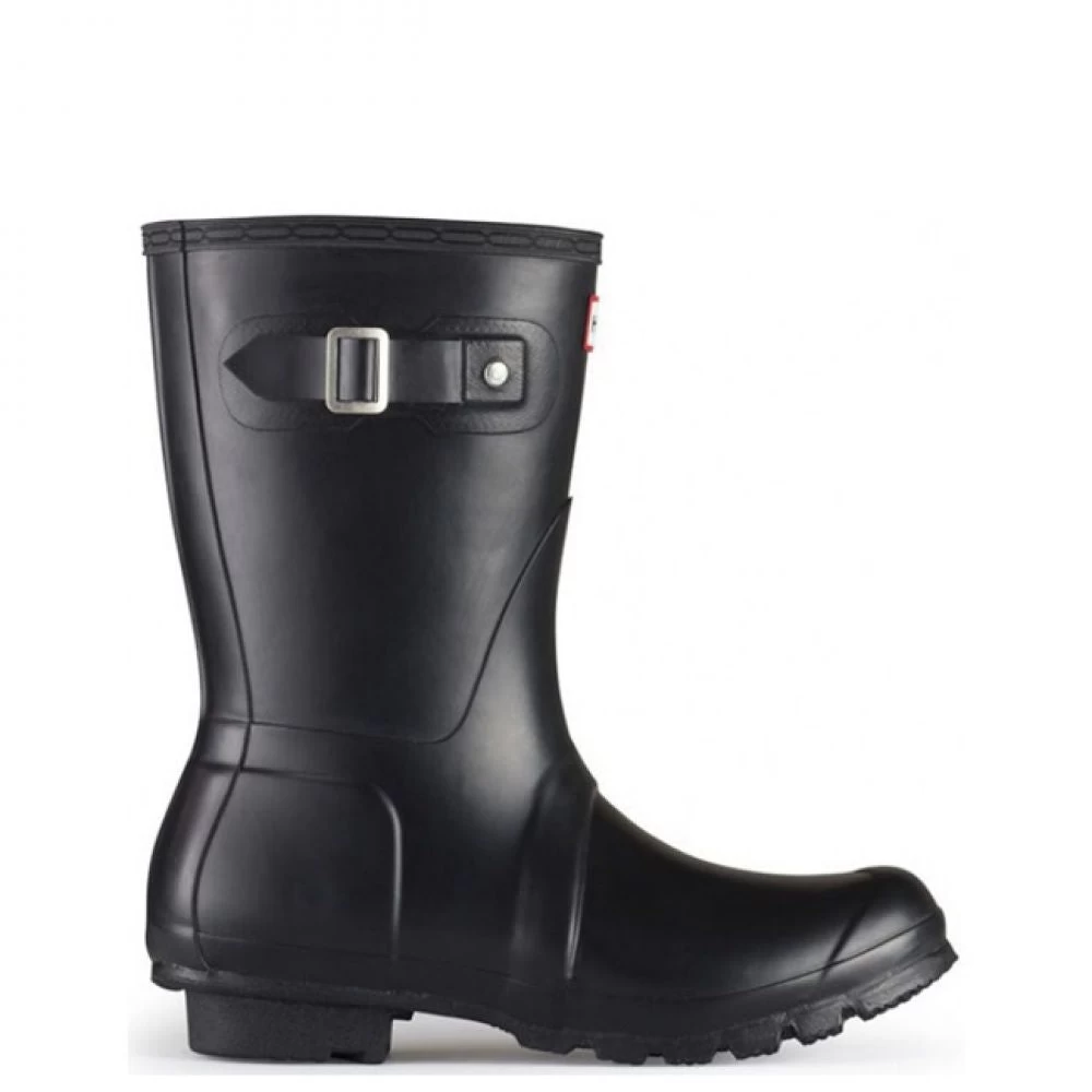 Hunter Women's Original Short Rain Boots In Black 4 Hunter Women's Original Short Rain Boots In Black - Image 2