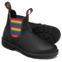 Blundstone Women's Original 2105 In Black With Rainbow Elastic And Contrast Stitching -Style Walk Shop 2105 3 1 1100x