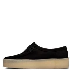Clarks Women's Wallabee Cup In Black Nubuck -Style Walk Shop 26158156 1343 4 1100x