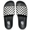 Vans Men's Slide-On In Checkerboard Black/White