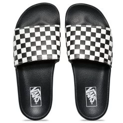 Vans Men's Slide-On In Checkerboard Black/White