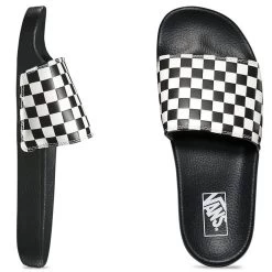 Vans Men's Slide-On In Checkerboard Black/White -Style Walk Shop 3 0 3000 vans slide checkerboard 4kiip9 3 1100x