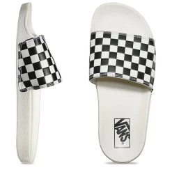 Vans Women's Slide-On In Checkerboard White/Black -Style Walk Shop 3 0 3013 vans slide checkerboard white black 3 2 1100x