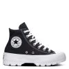 Converse Women's Chuck Taylor All Star Lugged Hi Top In Black/White/Black