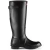 Hunter Women's Original Back Adjustable Rain Boots In Black