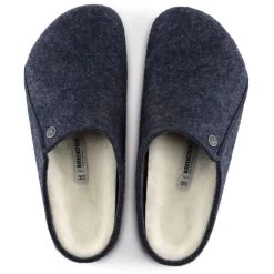 Birkenstock Men's Zermatt Shearling Wool Felt In Dark Blue -Style Walk Shop BI 1017535 2098 3 1100x