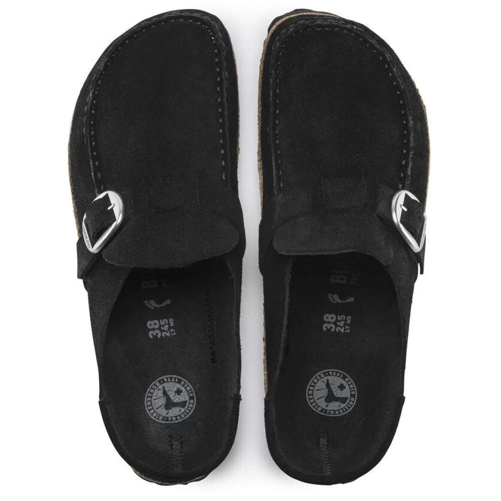 Birkenstock Buckley Suede Leather In Black (Narrow Width) 6 Birkenstock Buckley Suede Leather In Black (Narrow Width) - Image 4