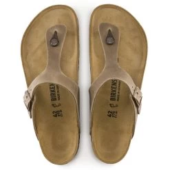 Birkenstock Women's Gizeh Oiled Leather In Tobacco Brown 9 Birkenstock Women's Gizeh Oiled Leather In Tobacco Brown -Style Walk Shop BI 943811 634W 4 1100x