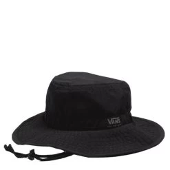 Vans Outdoors Boonie Nylon Bucket Hat In Black