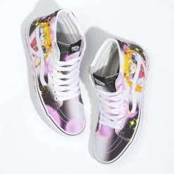 Vans X Pretty Guardian Sailor Moon Sk8-Hi In Black/Pink -Style Walk Shop VN 0A7Q5NB9P 4247 4 1100x