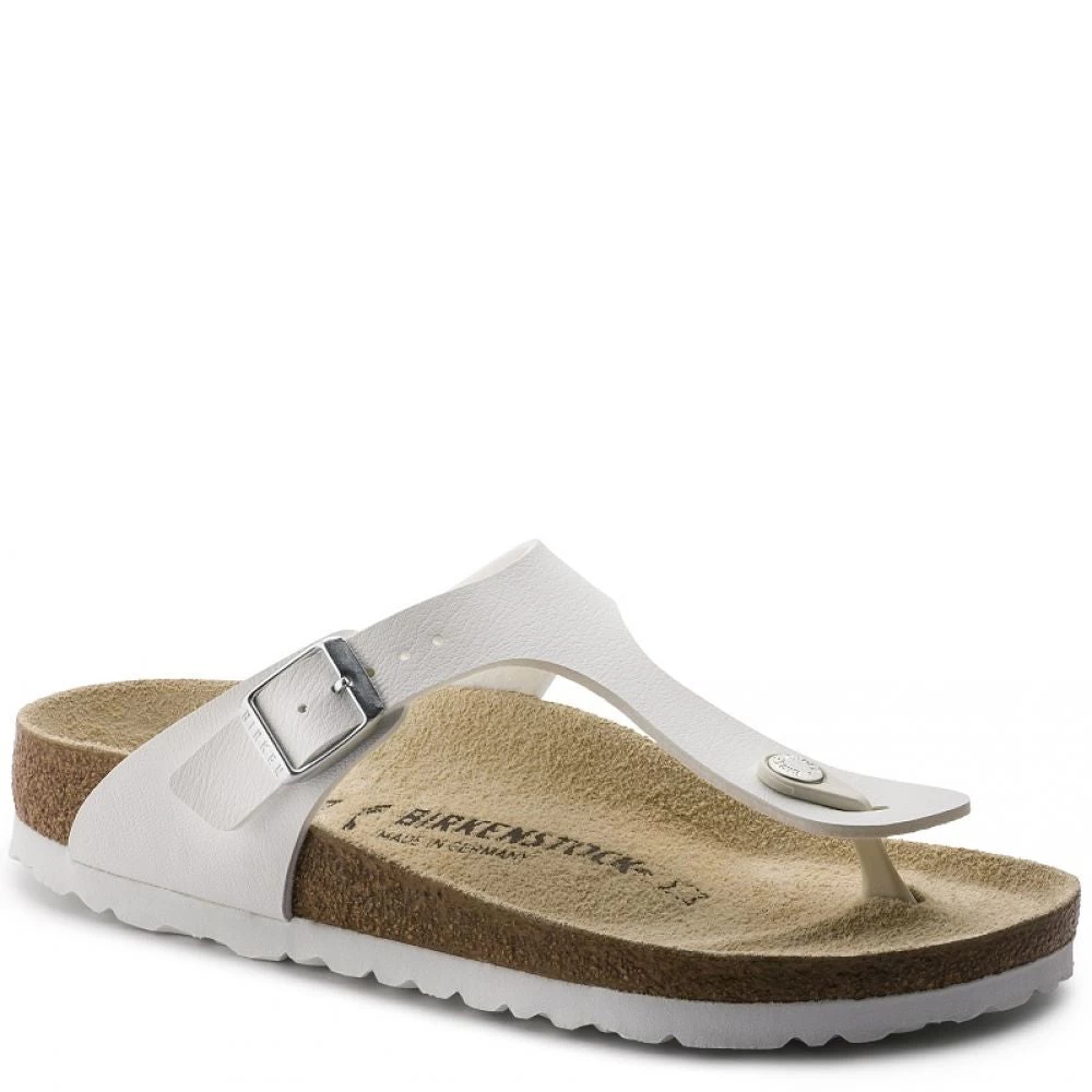 Birkenstock Gizeh Birko-Flor In White 4 Birkenstock Gizeh Birko-Flor In White - Image 2