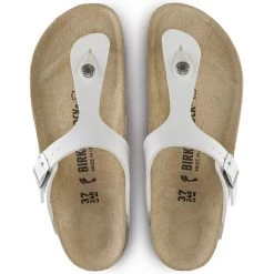 Birkenstock Gizeh Birko-Flor In White 9 Birkenstock Gizeh Birko-Flor In White -Style Walk Shop b i birkenstock gizeh birko flor white 43733 4 1100x
