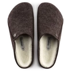 Birkenstock Men's Zermatt Shearling Wool Felt In Mocha -Style Walk Shop bi 1016570 2099 3 1100x