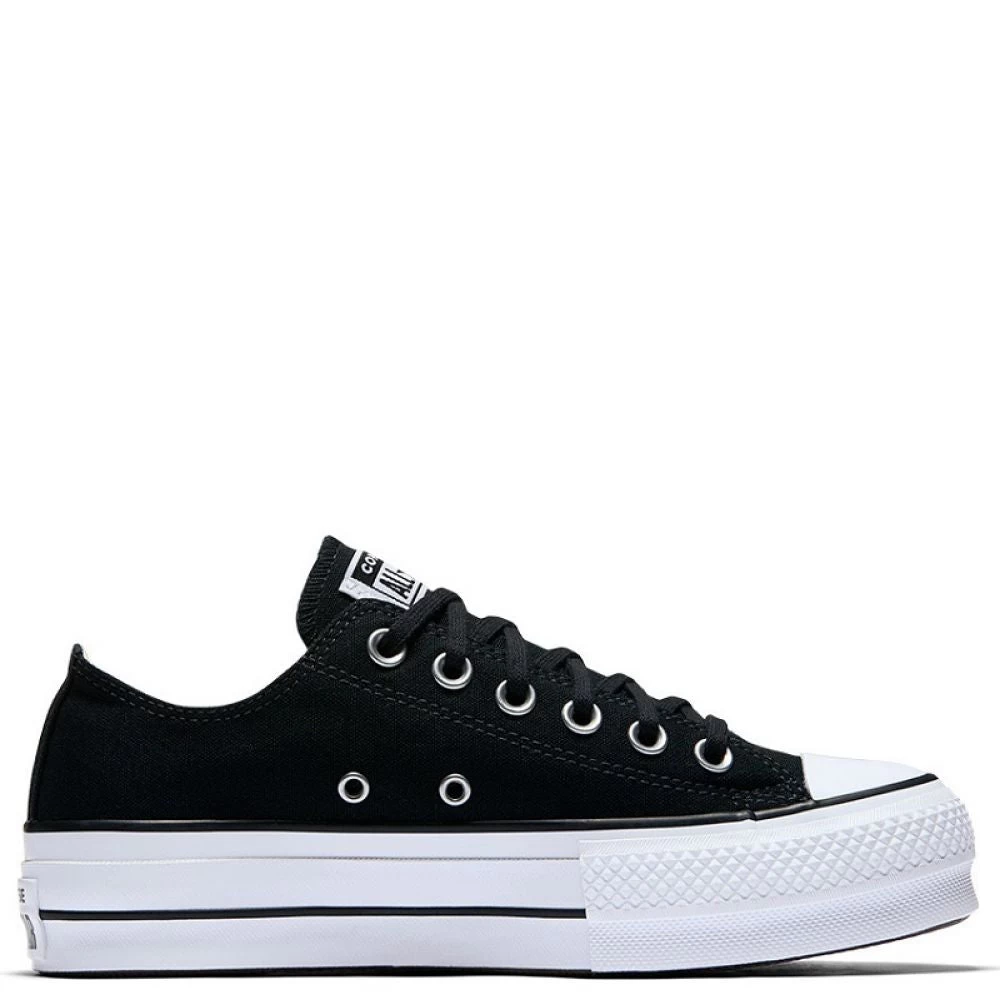 Converse Women's Chuck Taylor All Star Lift Low Top In Black 4 Converse Women's Chuck Taylor All Star Lift Low Top In Black - Image 2