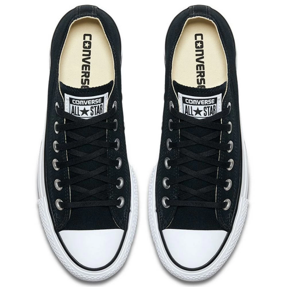 Converse Women's Chuck Taylor All Star Lift Low Top In Black 7 Converse Women's Chuck Taylor All Star Lift Low Top In Black - Image 5