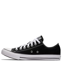 Converse Chuck Taylor All Star Low Top In Black -Style Walk Shop c o converse chuck taylor all star low top black m9166 3 1 1100x