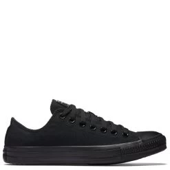 Converse Chuck Taylor All Star Mono Canvas Low Top In Black Monochrome