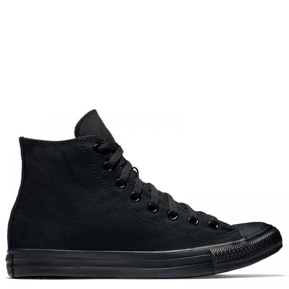 Converse Chuck Taylor All Star Mono Canvas High Top In Black Monochrome 3 Converse Chuck Taylor All Star Mono Canvas High Top In Black Monochrome