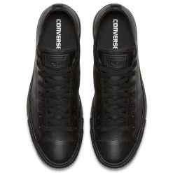 Converse Chuck Taylor All Star Mono Leather Low Top In Black Monochrome 10 Converse Chuck Taylor All Star Mono Leather Low Top In Black Monochrome -Style Walk Shop c o converse chuck taylor all star monochrome leather low top black 135253 4 1100x