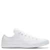 Converse Chuck Taylor All Star Mono Leather Low Top In White Monochrome -Style Walk Shop c o converse chuck taylor all star monochrome leather low top white 136823 1 1100x