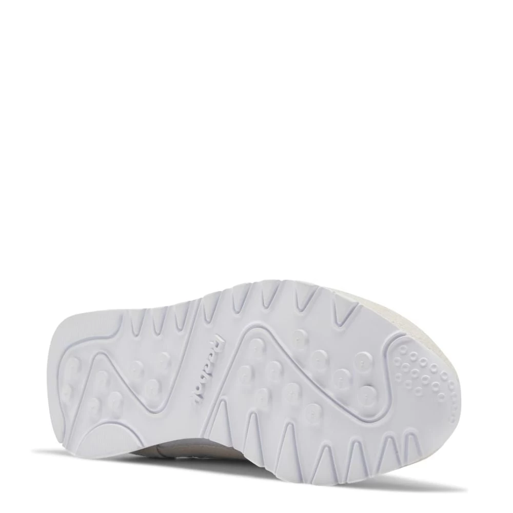 Reebok Women's Classic Nylon In White/Light Grey 7 Reebok Women's Classic Nylon In White/Light Grey - Image 5