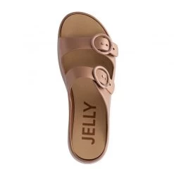 Lemon Jelly Women's Gaia Platform Slides In Brown -Style Walk Shop gaia 08 03 1100x