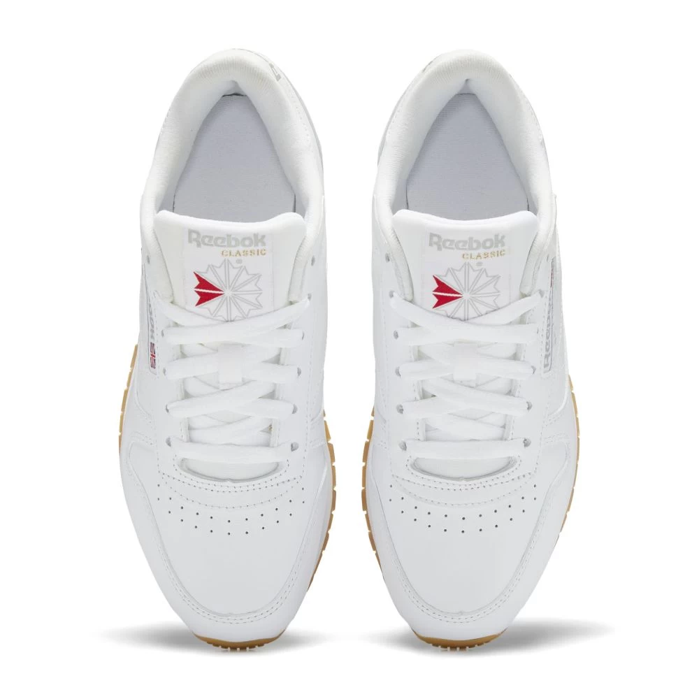 Reebok Women's Classic Leather In Ftwr White/Pure Grey 3/Reebok Rubber Gum-03 5 Reebok Women's Classic Leather In Ftwr White/Pure Grey 3/Reebok Rubber Gum-03 - Image 3
