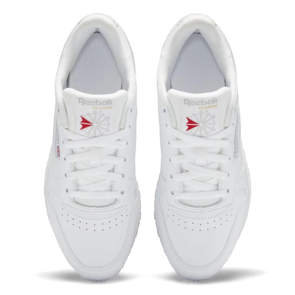 Reebok Women's Classic Leather In Cloud White/Cloud White/Pure Grey 3 5 Reebok Women's Classic Leather In Cloud White/Cloud White/Pure Grey 3 - Image 3