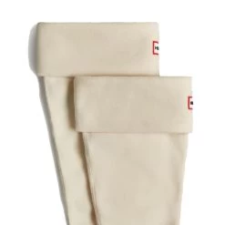 Hunter Recycled High Boot Socks With Cuff In White Hunter -Style Walk Shop ht uas3400rcf hwt 32 3 1100x