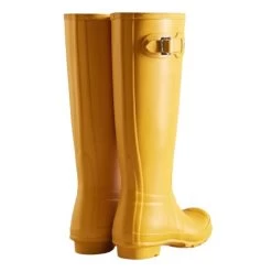 Hunter Women's Original Tall Rain Boots In Yellow -Style Walk Shop ht wft1000rma ryl k 3 1100x