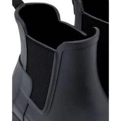 Hunter Women's Refined Slim Fit Chelsea In Black -Style Walk Shop hunter 5 1100x