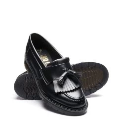 Solovair Vegan Tassel Loafer In Black Hi-Shine -Style Walk Shop image 95fd0c2c 72a9 4578 9f18 6df414b74041 1100x