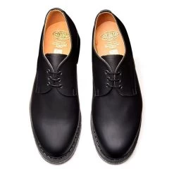 Solovair Gibson Shoe In Black Greasy -Style Walk Shop s3995bkg 101 4 1100x