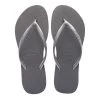Havaianas Women's Slim Flip Flop In Steel Grey -Style Walk Shop s l slimsilver 1 1100x