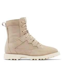 Sorel Women's Caribou OTM Bootie In Ancient Fossil/Chalk