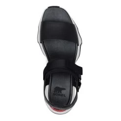Sorel Women's Kinetic Y-Strap High Sandal In Black/White -Style Walk Shop so 2030461010 2129 4 1100x