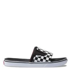 Vans Men's UltraCush Slide-On In Checkerboard Black/White