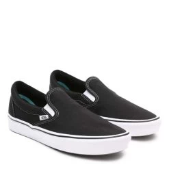 Vans ComfyCush Slip-On In Black/True White -Style Walk Shop vn 0a3wmdvne 4207 2 1100x