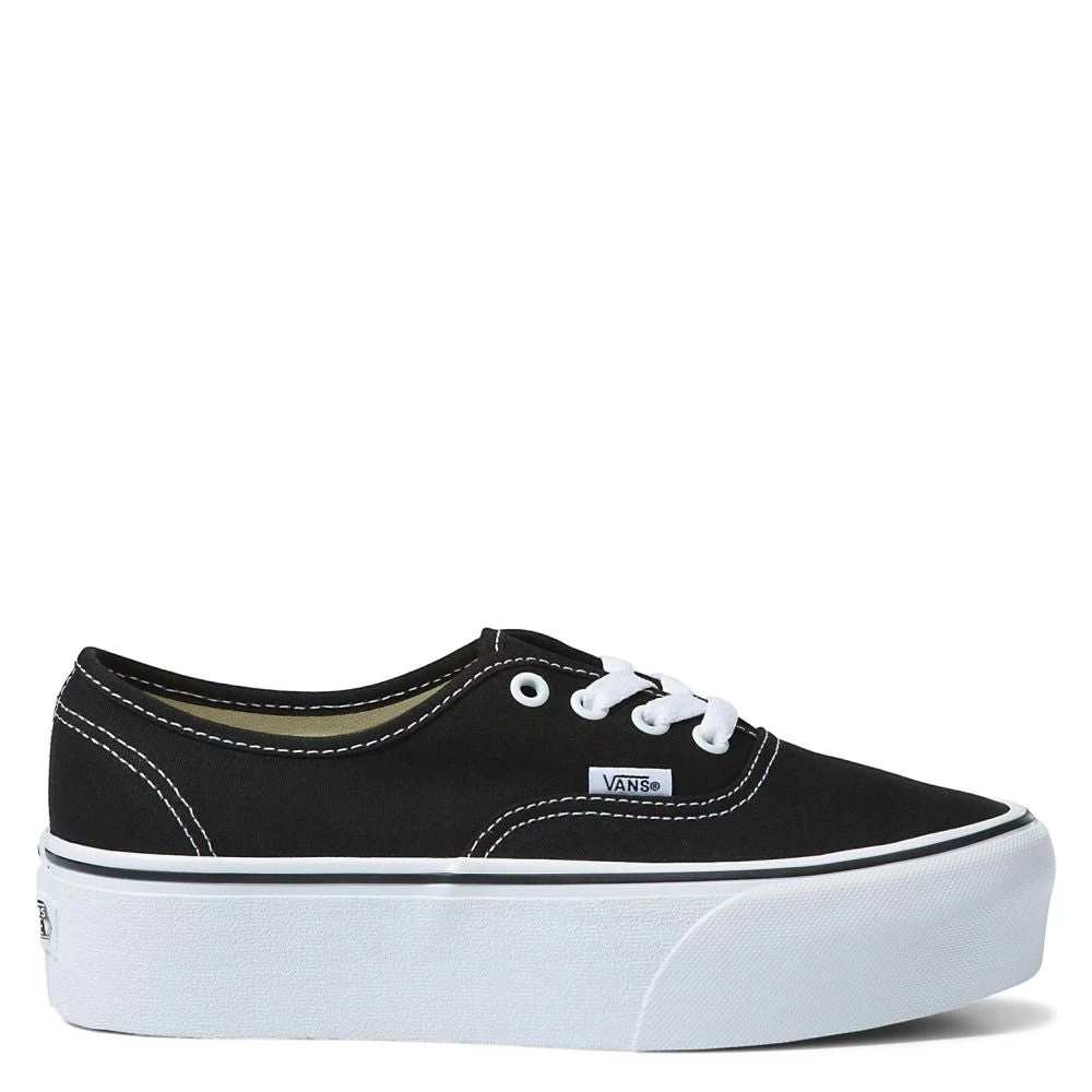 Vans Women's Authentic Stackform In Black/White 3 Vans Women's Authentic Stackform In Black/White