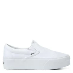 Vans Women's Classic Slip-On Stackform In White/White