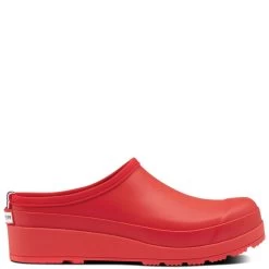 Hunter Women's Play Clogs In Red